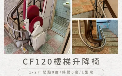 CF120 Stairlift  Installation Case for the Tseng Family in Taoyuan